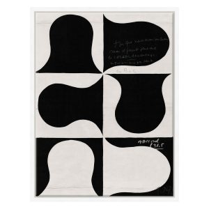 Paule Marrot, Black and White Abstract (Var. 1)
