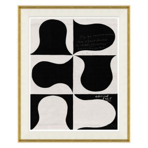 Paule Marrot, Black and White Abstract Series 1 (Var. 2)