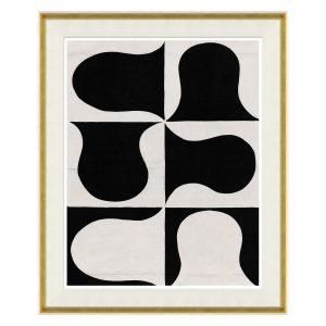 Paule Marrot, Black and White Abstract Series 2 (Var. 4)