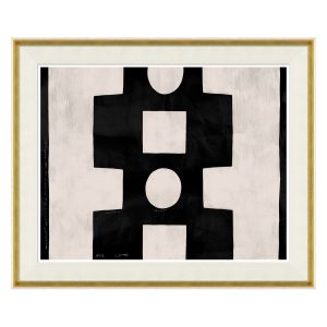 Paule Marrot, White and Black Abstract (Var. 2)