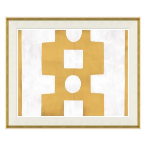 Paule Marrot, Yellow and White Abstract (Var. 3)