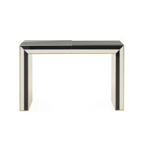 Op Art Waterfall Console