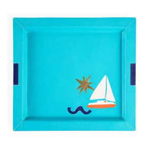 Playa Leather Boat Tray
