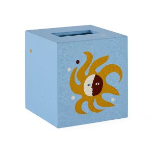 Playa Leather Tissue Box