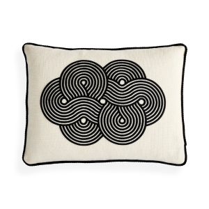 Pompidou B&W Cloud Pillow